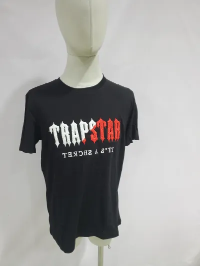 Trapstar Chenille Decoded Short Set Black/Red review Stockxkicks 01