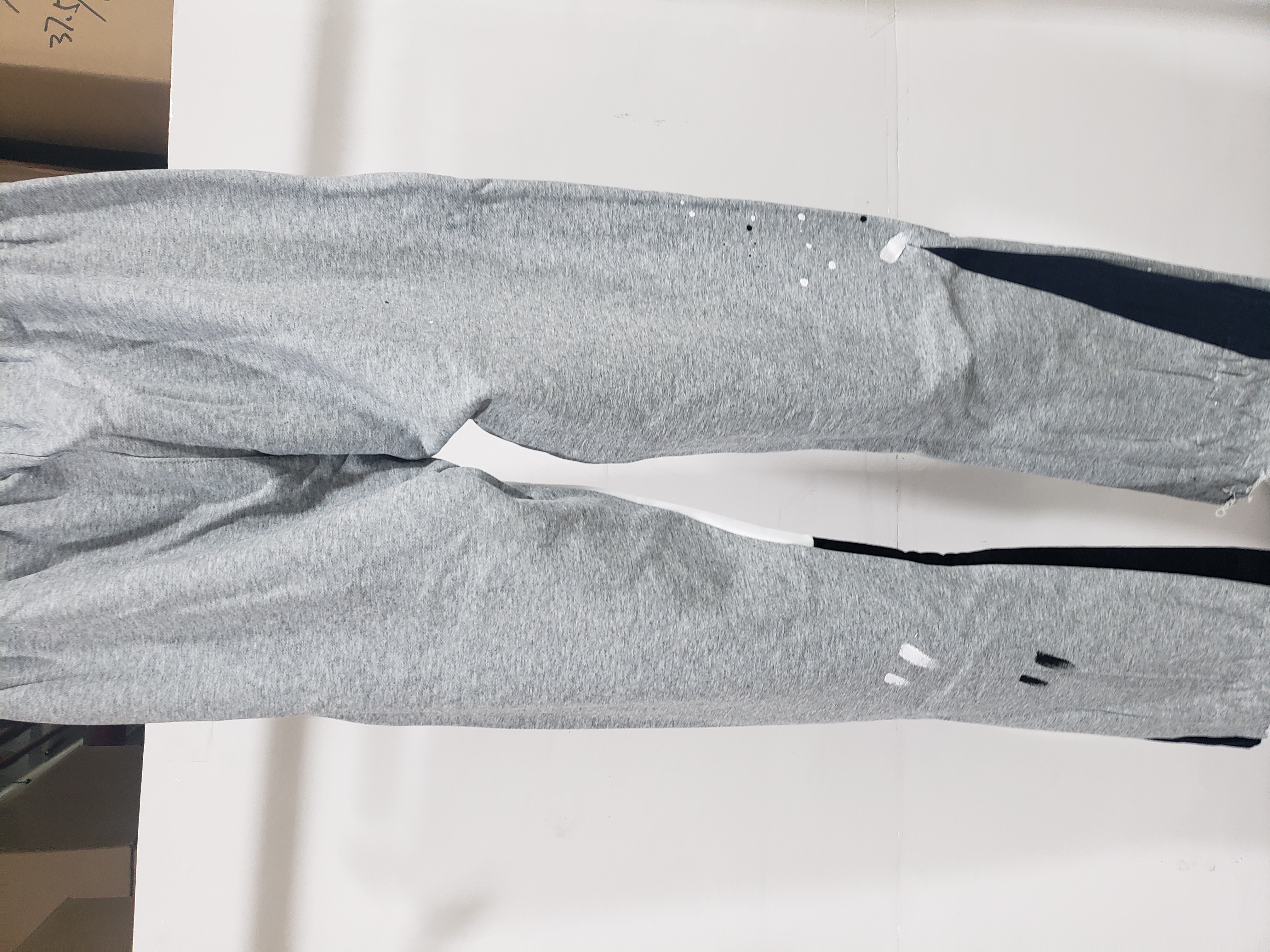 Gallery Dept. Painted Flare Sweat Pants Heather Grey review Stockxkicks 03