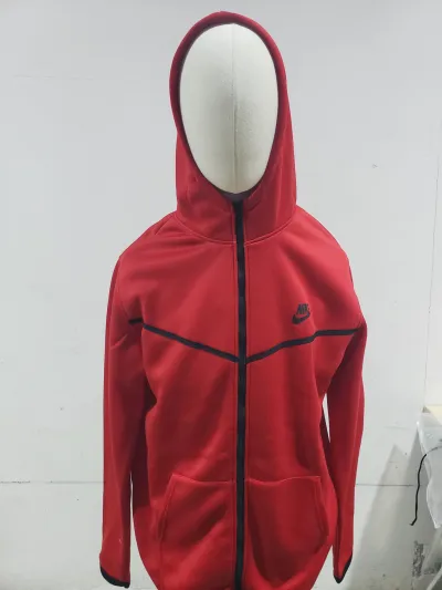 Nike Sportswear Tech Fleece Full Zip Hoodie & Joggers Set University Red review Stockxkicks 01