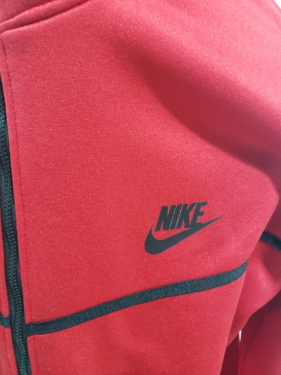 Nike Sportswear Tech Fleece Full Zip Hoodie & Joggers Set University Red review Stockxkicks 02