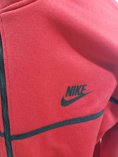 Nike Sportswear Tech Fleece Full Zip Hoodie & Joggers Set University Red review Stockxkicks 02