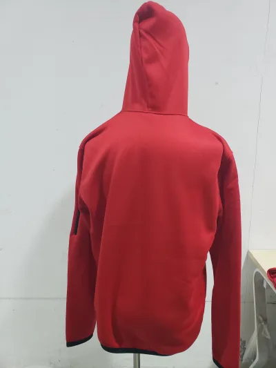 Nike Sportswear Tech Fleece Full Zip Hoodie & Joggers Set University Red review Stockxkicks 03