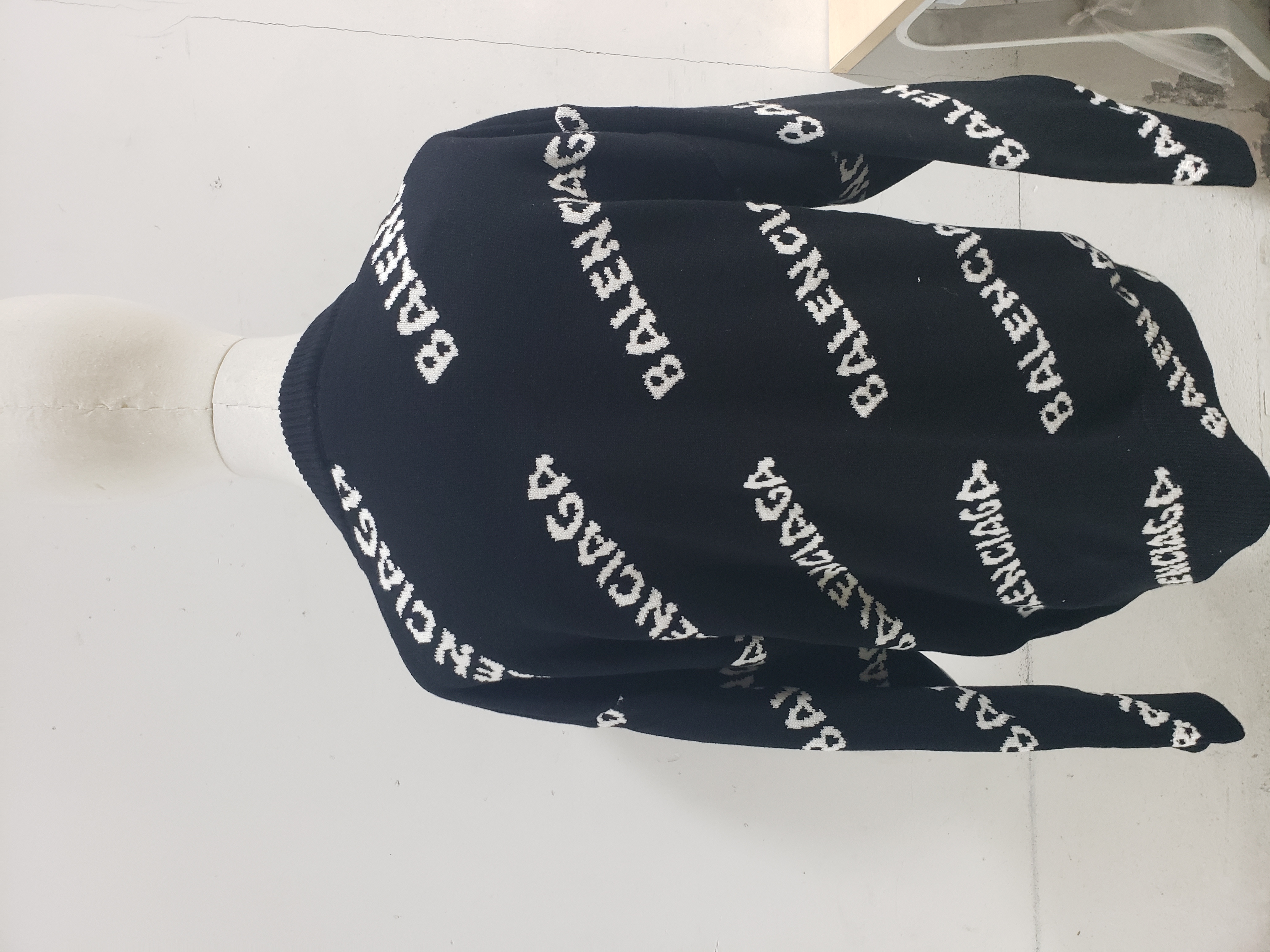 BALENCIAGA Allover Logo Sweater review Stockxkicks 03