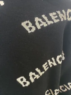 BALENCIAGA Allover Logo Sweater review Stockxkicks 03
