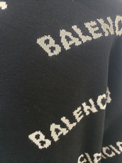 BALENCIAGA Allover Logo Sweater review Stockxkicks 02