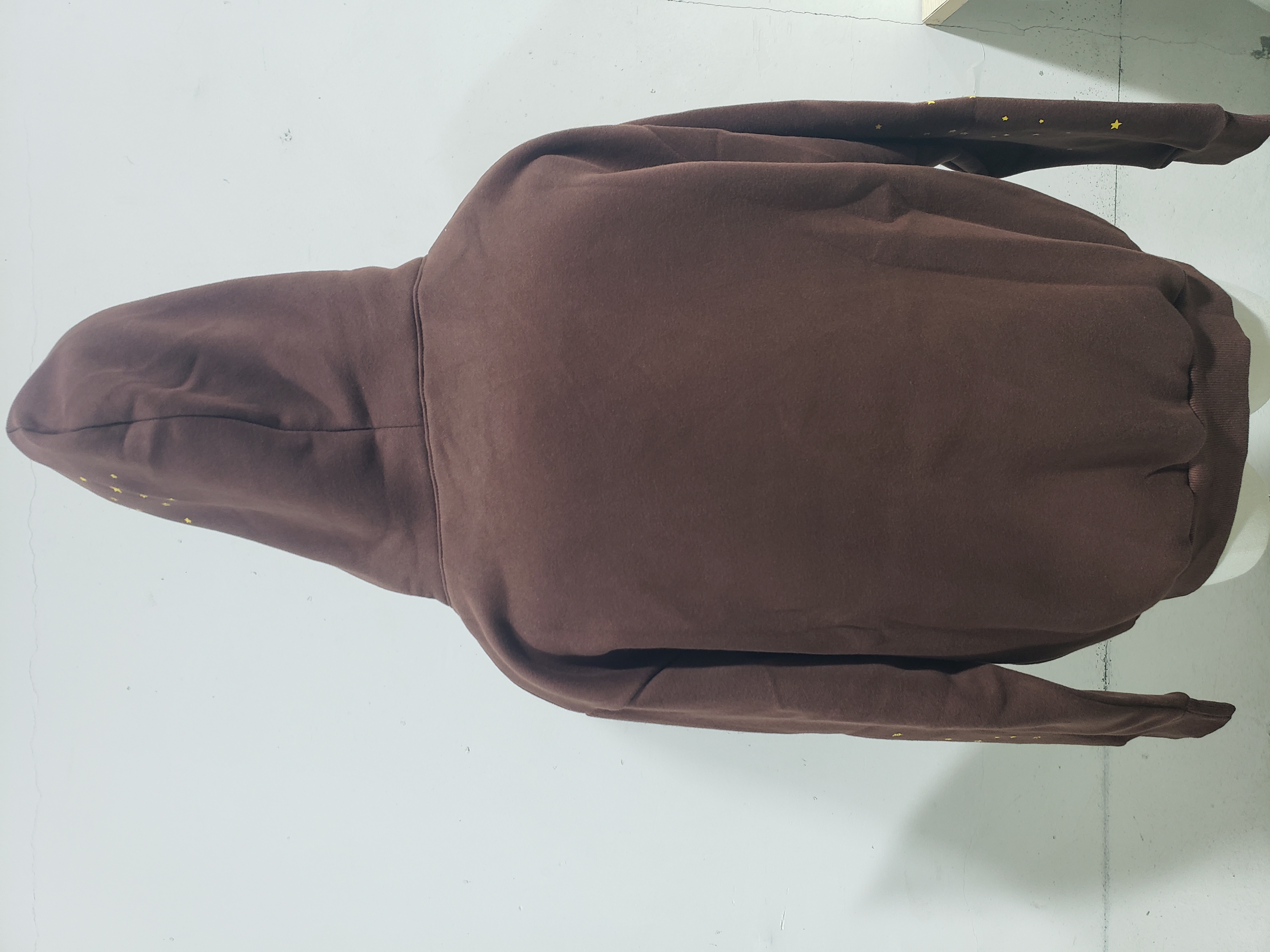 Sp5der x Young Thug Web Hoodie Brown YZ GE916 review Stockxkicks 03