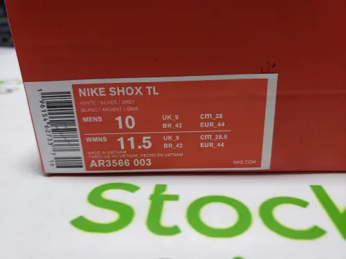Nike Shox TL White Metallic Silver AV3595-100 review 