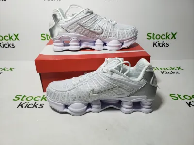 Nike Shox TL White Metallic Silver AV3595-100 review Stockxkicks 03