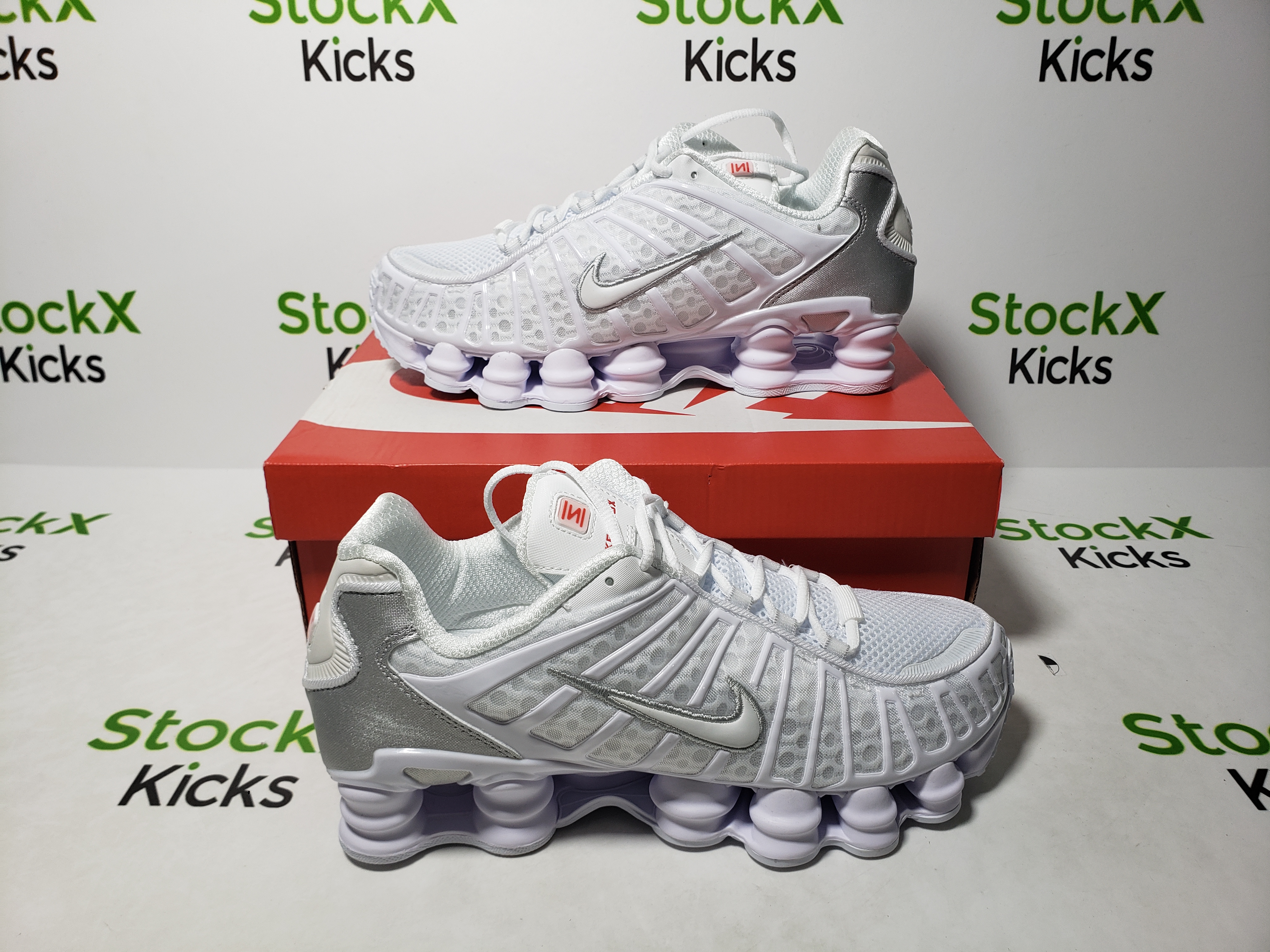 Nike Shox TL White Metallic Silver AV3595-100 review Stockxkicks 04