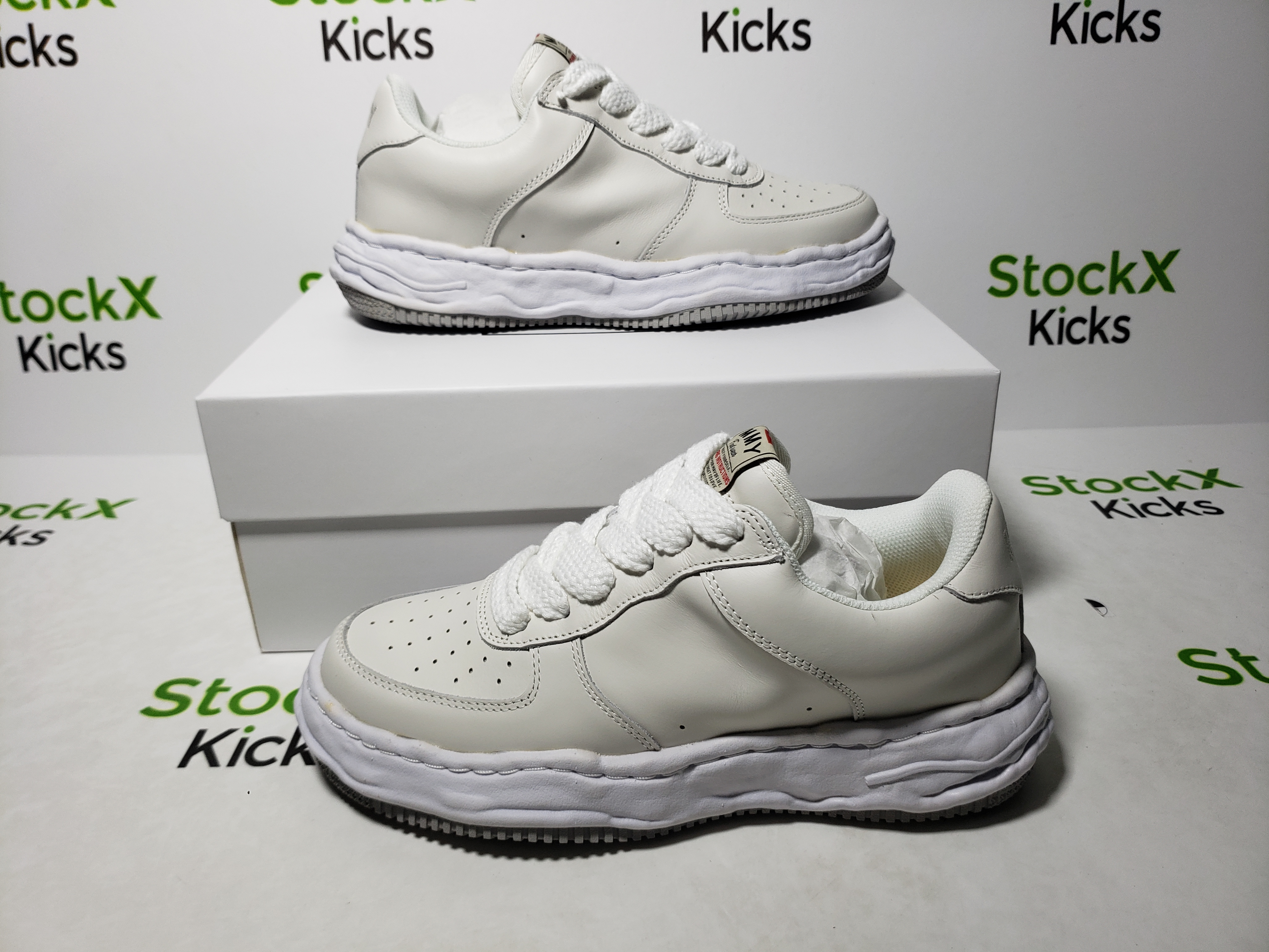 Maison MIHARA YASUHIRO White And White Gray Low NO.744 review Stockxkicks 03