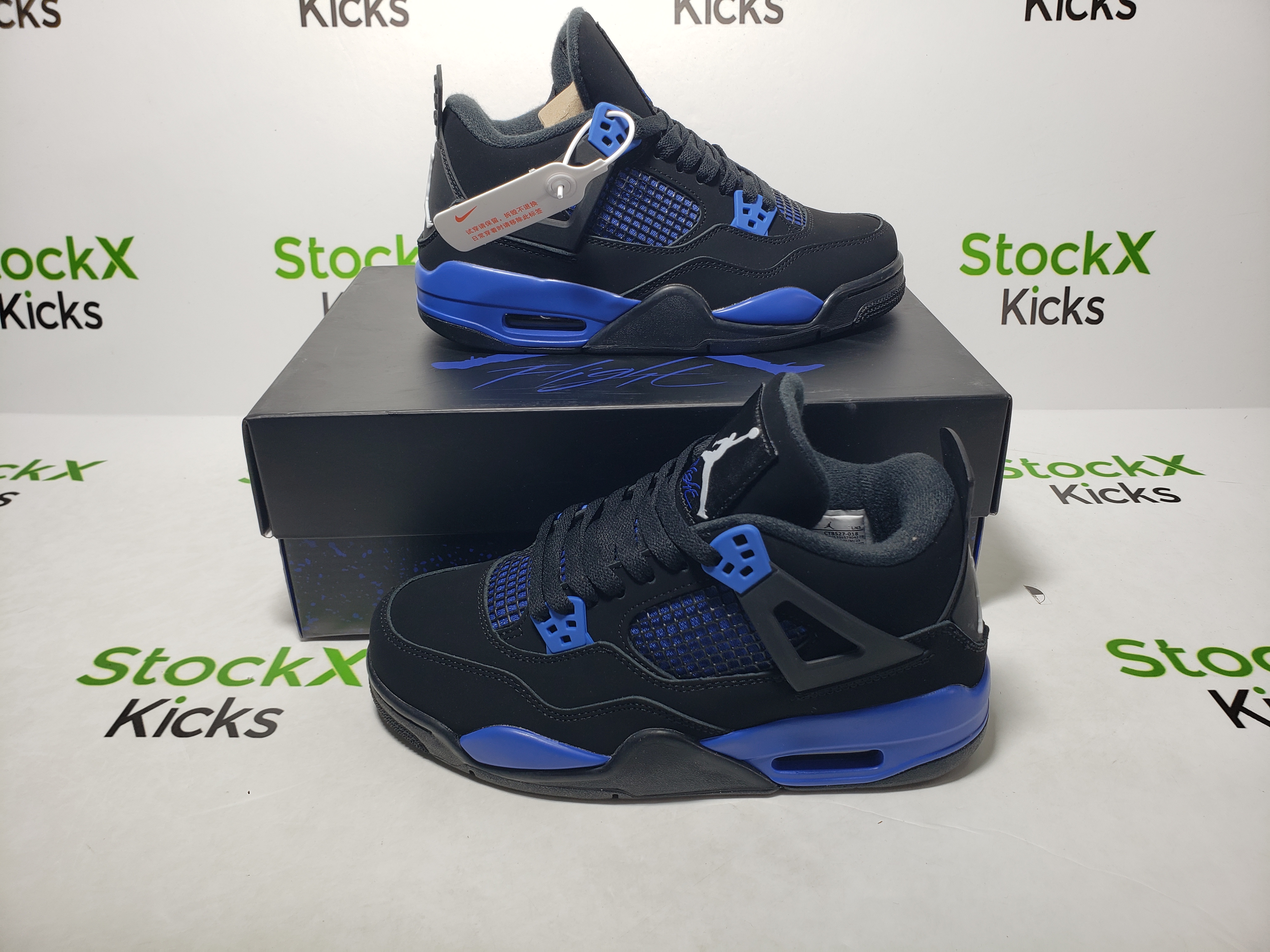 Special offer Batch Air Jordan 4 Retro Black Blue CT8527-018 review Stockxkicks 04
