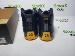PK God Batch Air Jordan 12 Retro Black University Gold 130690-070 review Stockxkicks 02