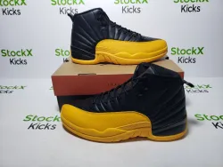PK God Batch Air Jordan 12 Retro Black University Gold 130690-070 review Stockxkicks 04