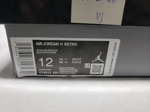 PK God Batch Air Jordan 11 Retro Blue CT8012-400 review 