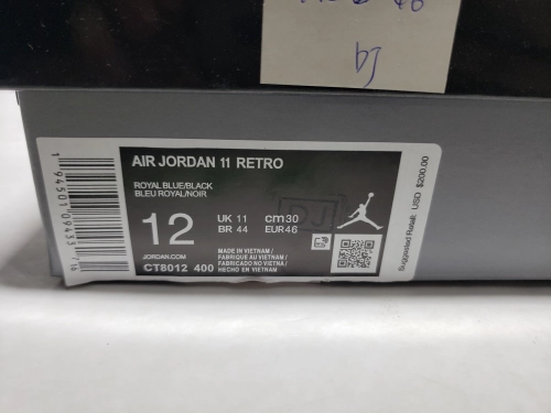 PK God Batch Air Jordan 11 Retro Blue CT8012-400 review 