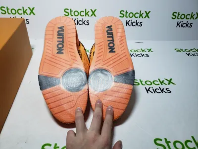 Louis Vuitton Skate Sneaker SK8 Orange Diamond review Stockxkicks 06