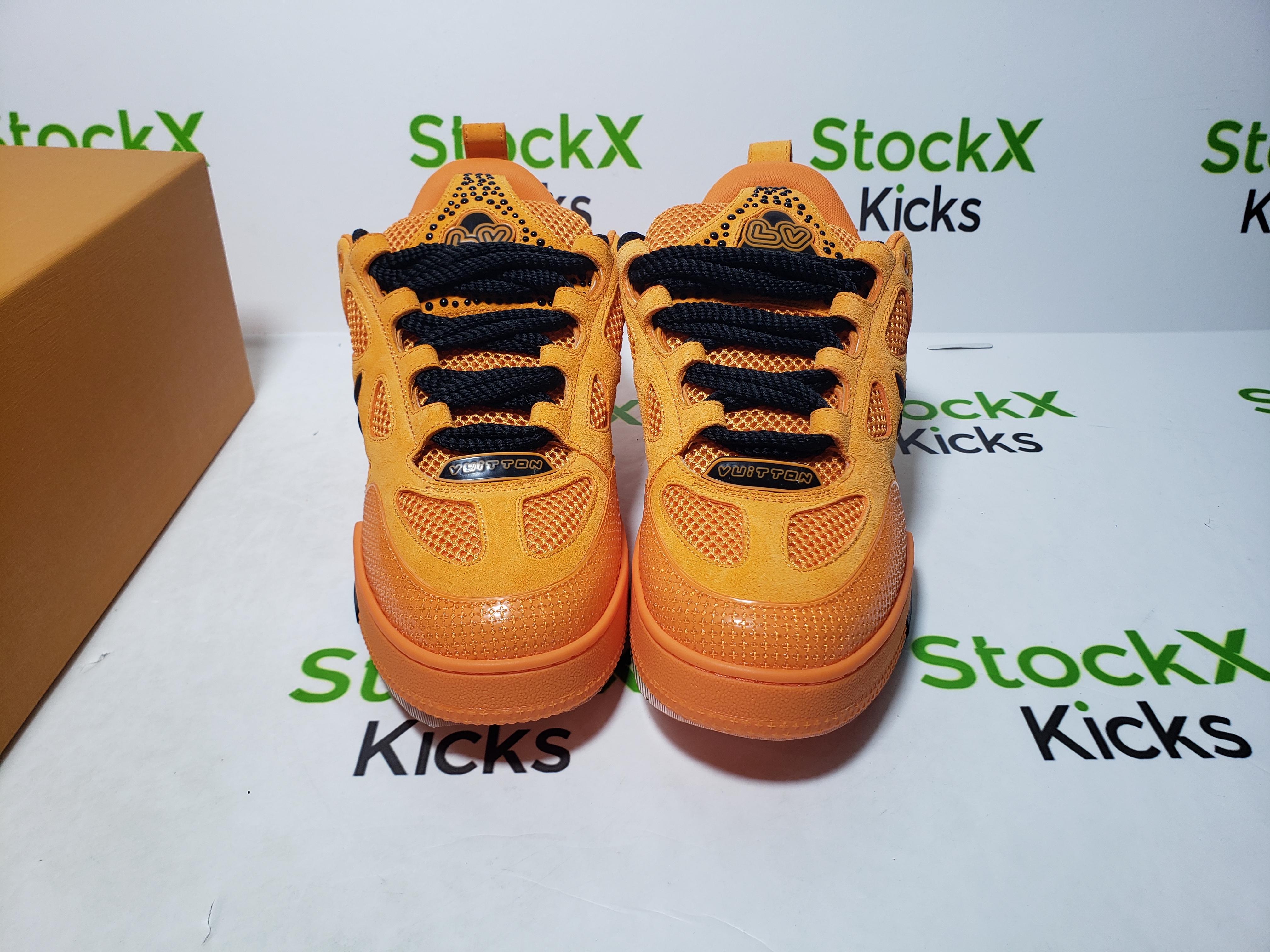 Louis Vuitton Skate Sneaker SK8 Orange Diamond review Stockxkicks 02