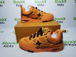 Louis Vuitton Skate Sneaker SK8 Orange Diamond review Stockxkicks 04