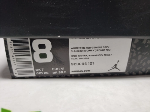 PK God Batch Air Jordan 3 Retro Free Throw Line White Cement 923096-101 review 
