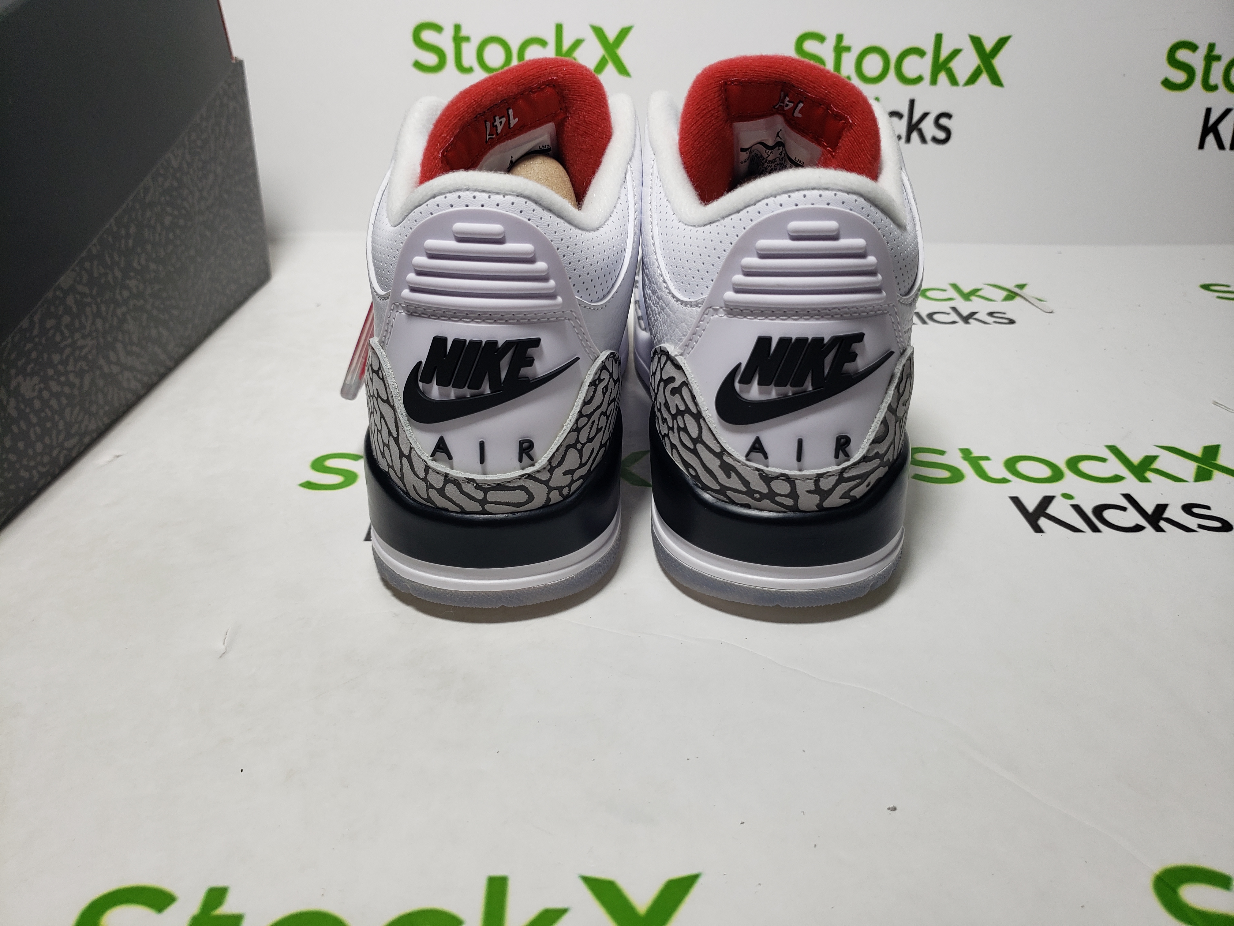 PK God Batch Air Jordan 3 Retro Free Throw Line White Cement 923096-101 review Stockxkicks 01