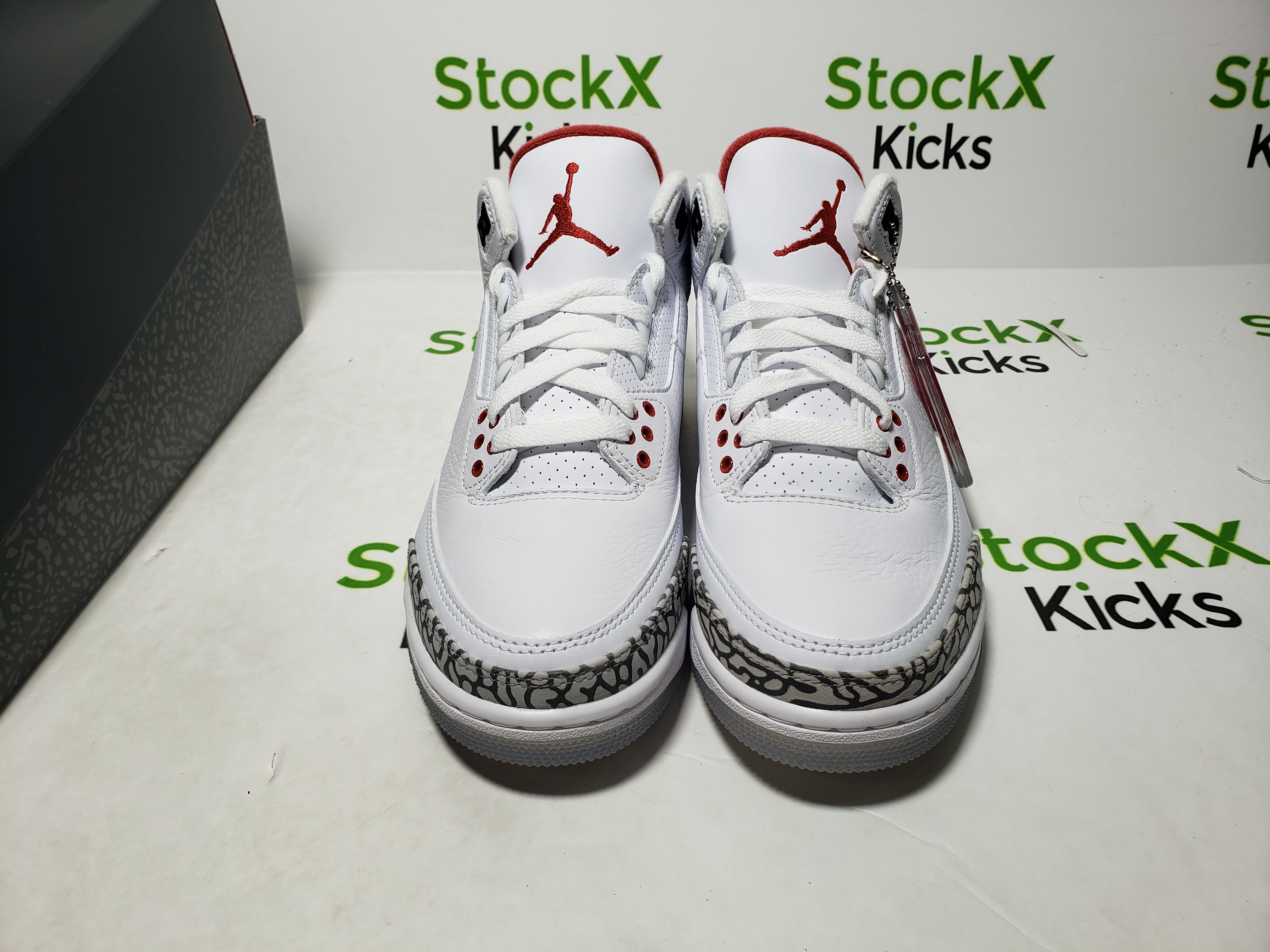 PK God Batch Air Jordan 3 Retro Free Throw Line White Cement 923096-101 review Stockxkicks 02