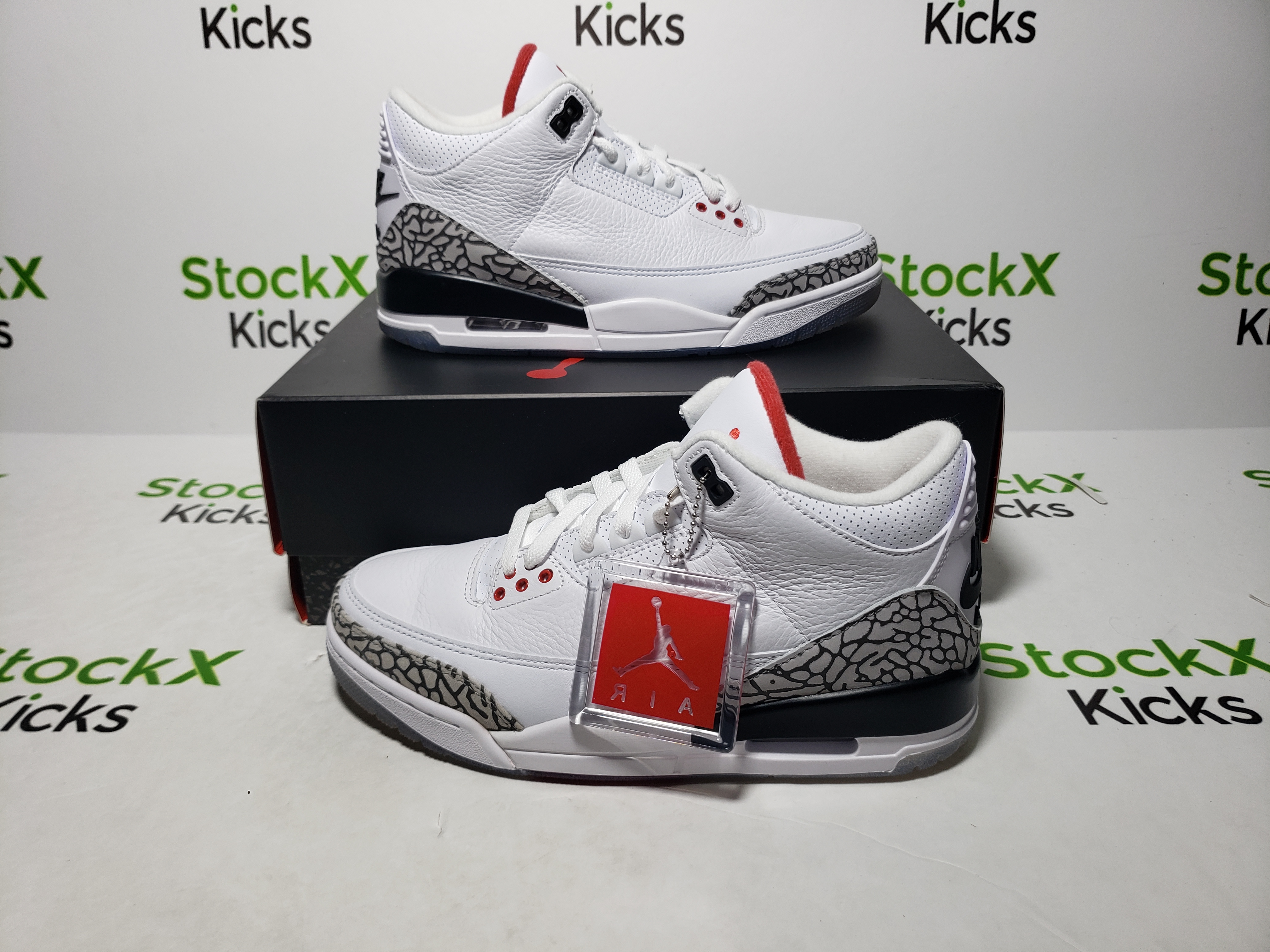 PK God Batch Air Jordan 3 Retro Free Throw Line White Cement 923096-101 review Stockxkicks 03