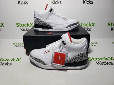 PK God Batch Air Jordan 3 Retro Free Throw Line White Cement 923096-101 review Stockxkicks 03