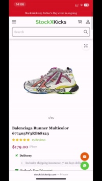 Balenciaga Runner Multicolor 677403W3RB68123 review 22js