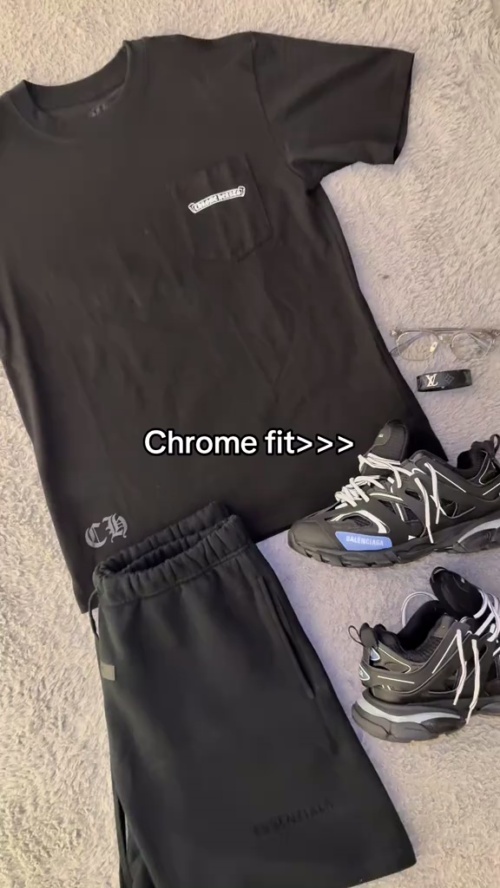 Chrome Hearts Multi Color Cross T-shirt Black/White review flared