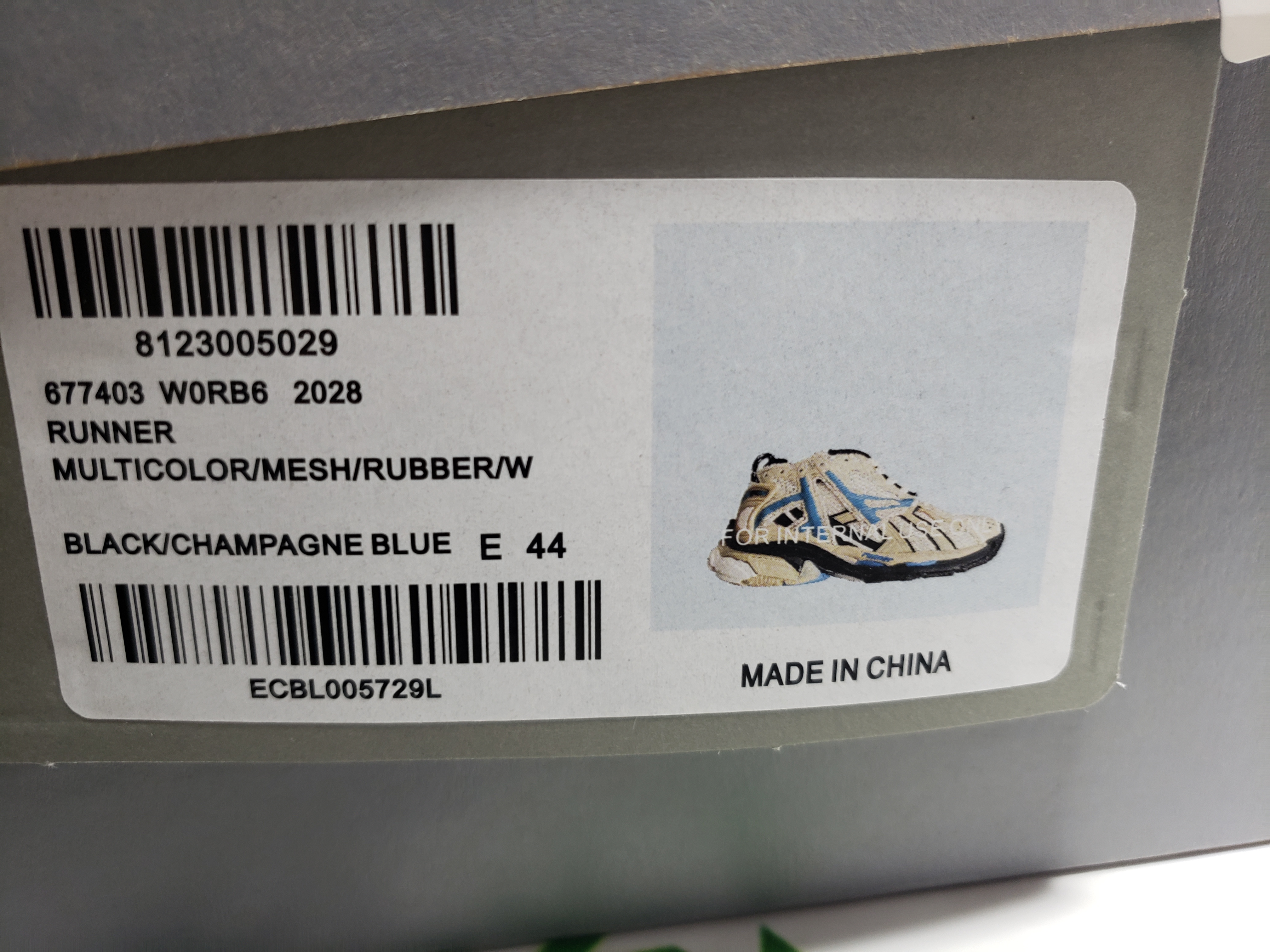 Balenciaga Runner Beige Grey Blue 677402 W5RH6 0312 review stockxkicks 00