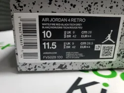 Special offer Batch Air Jordan 4 Retro OG White Cement FV5029-100（2025） review stockxkicks 01
