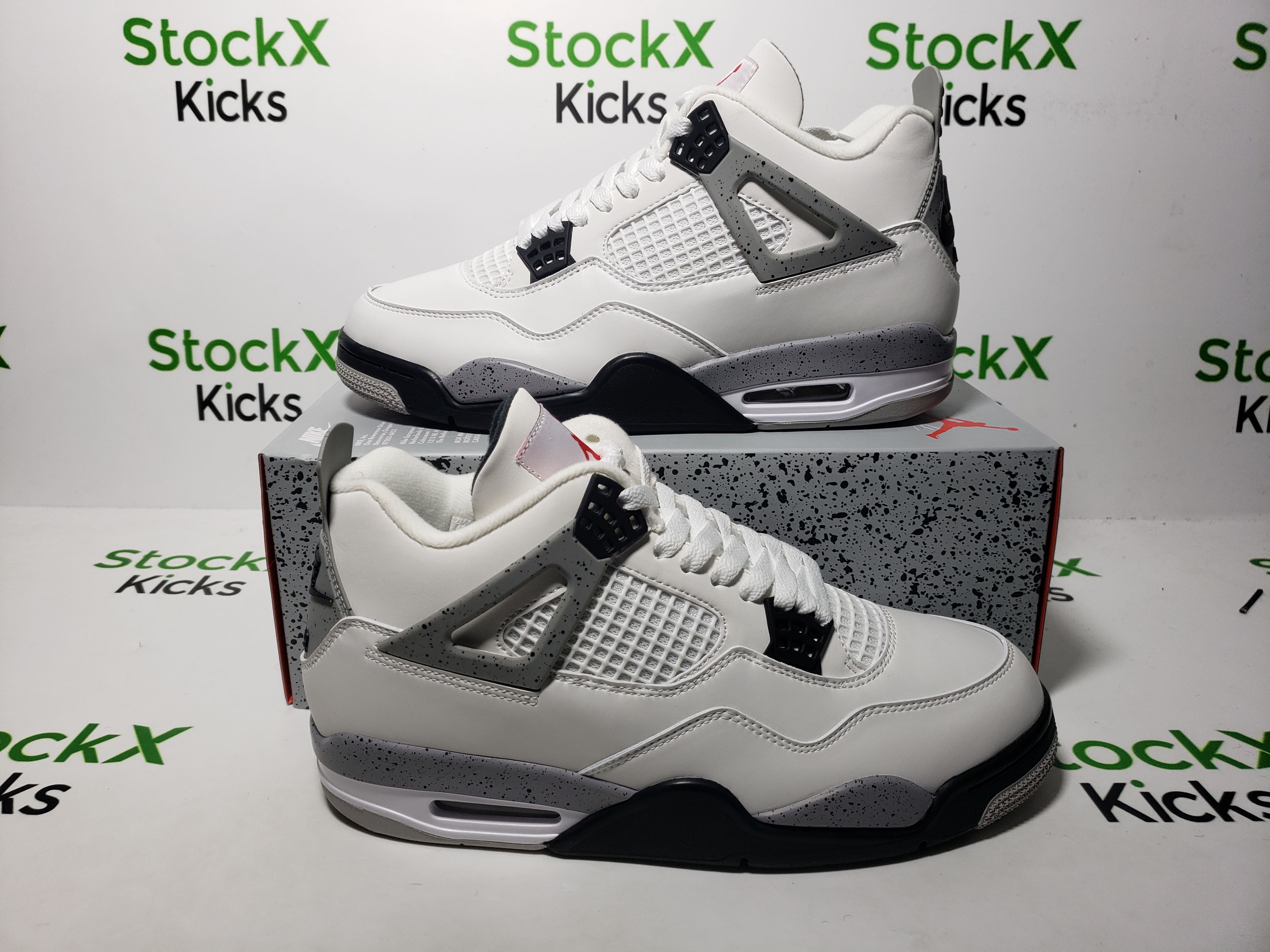 Special offer Batch Air Jordan 4 Retro OG White Cement FV5029-100（2025） review stockxkicks 05