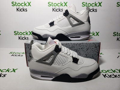 Special offer Batch Air Jordan 4 Retro OG White Cement FV5029-100（2025） review stockxkicks 05