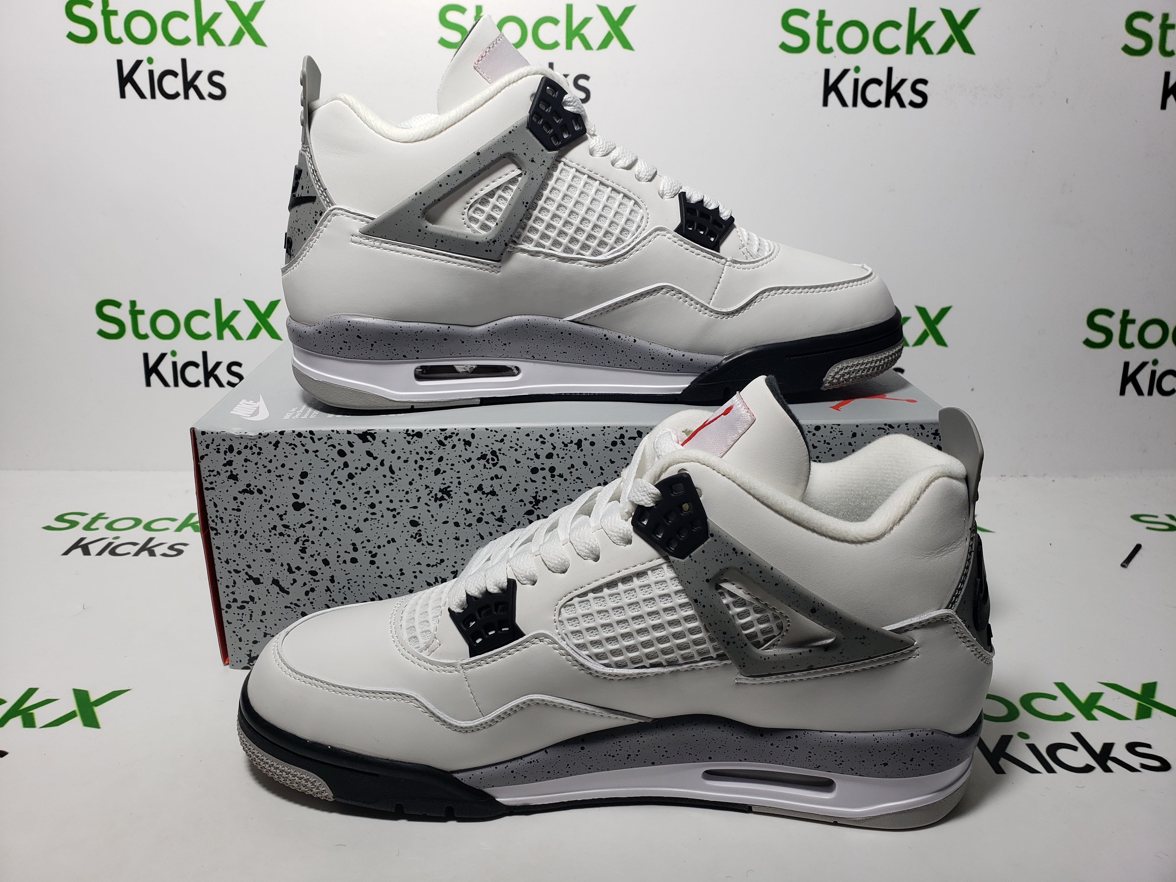 Special offer Batch Air Jordan 4 Retro OG White Cement FV5029-100（2025） review stockxkicks 06