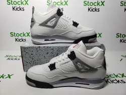 Special offer Batch Air Jordan 4 Retro OG White Cement FV5029-100（2025） review stockxkicks 07