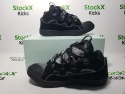 Lanvin Curb Sneaker Black Grey FM-SKRK11-REFL-P2210 PB111901 review stockxkicks 07