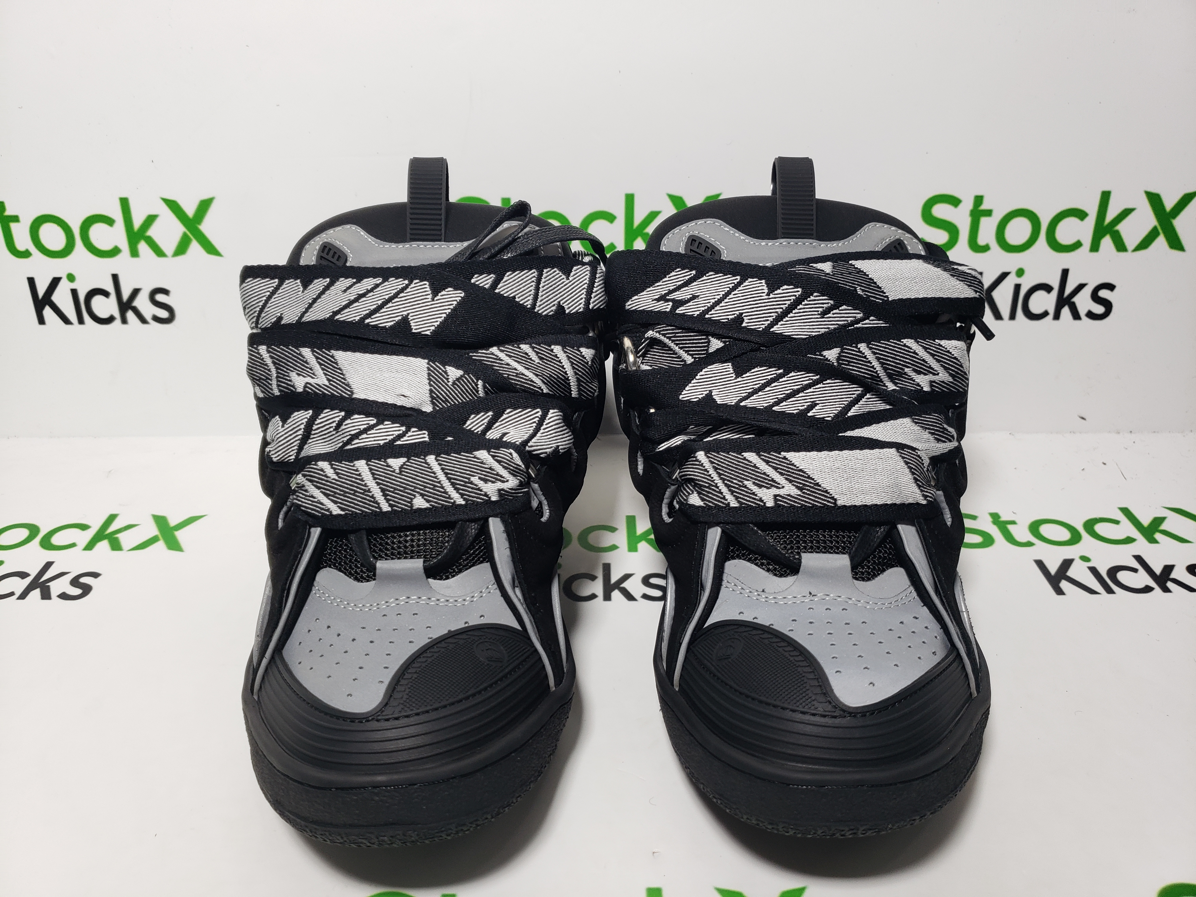 【Top PK God Batch】Lanvin Curb Sneaker Black Grey FM-SKRK11-REFL-P2210 review stockxkicks 01