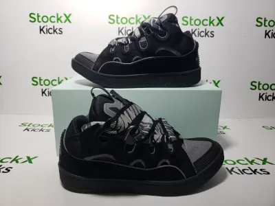 Lanvin Curb Sneaker Black Grey FM-SKRK11-REFL-P2210 PB111901 review stockxkicks 05