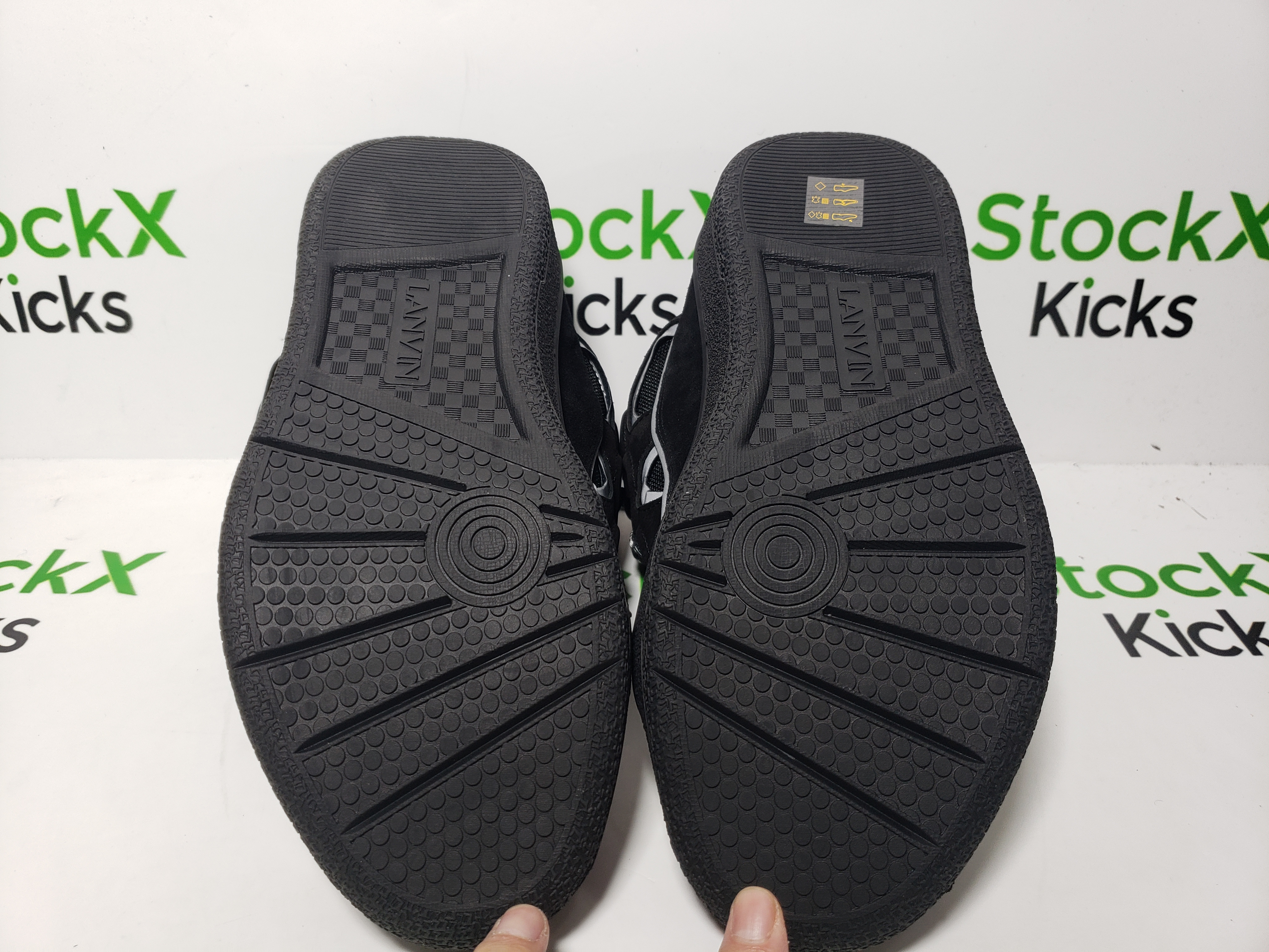 【Top PK God Batch】Lanvin Curb Sneaker Black Grey FM-SKRK11-REFL-P2210 review stockxkicks 04