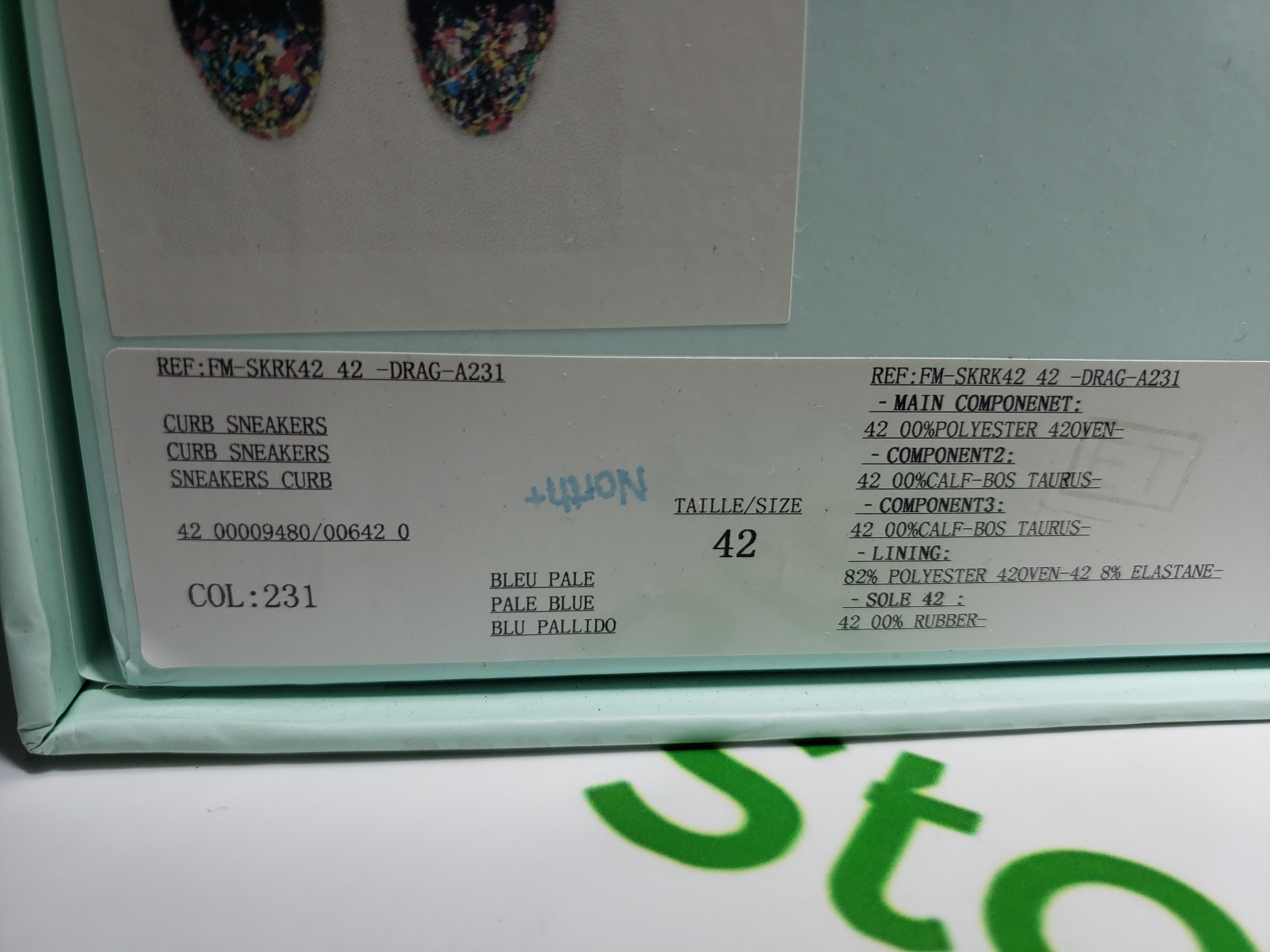 Lanvin Leather Curb Sneaker Gallery Dept. Black Multi PB FW-SKDK02-DRGD-P2210S1 review stockxkicks 00