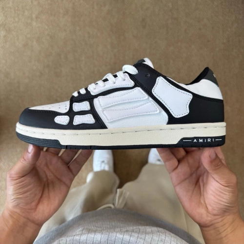 AMIRI Skel Top Low White Black MFS003-004 review 