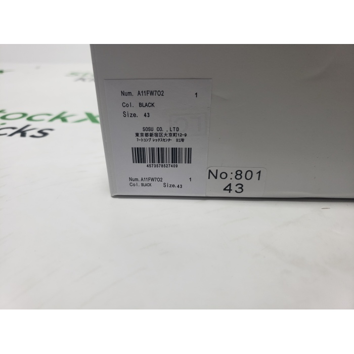 MIHARA YASUHIRO OG Sole Black White NO.801 review Stockxkicks 00