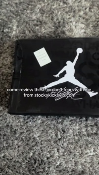 PK God Batch Air Jordan 4 “Fear” FQ8138-002 review Td1