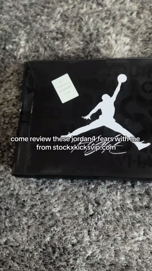 PK God Batch Air Jordan 4 “Fear” FQ8138-002 review Td1