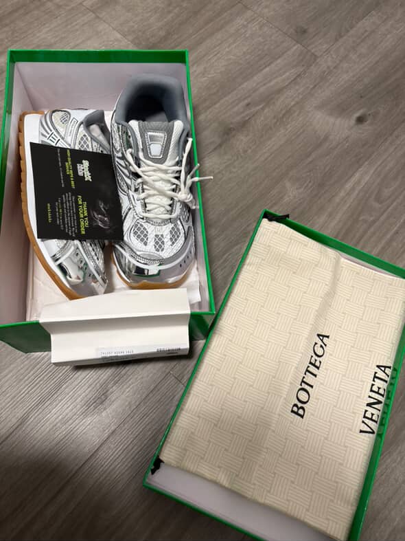 【Top PK Version】Bottega Veneta Orbit Silver White review vuel 01