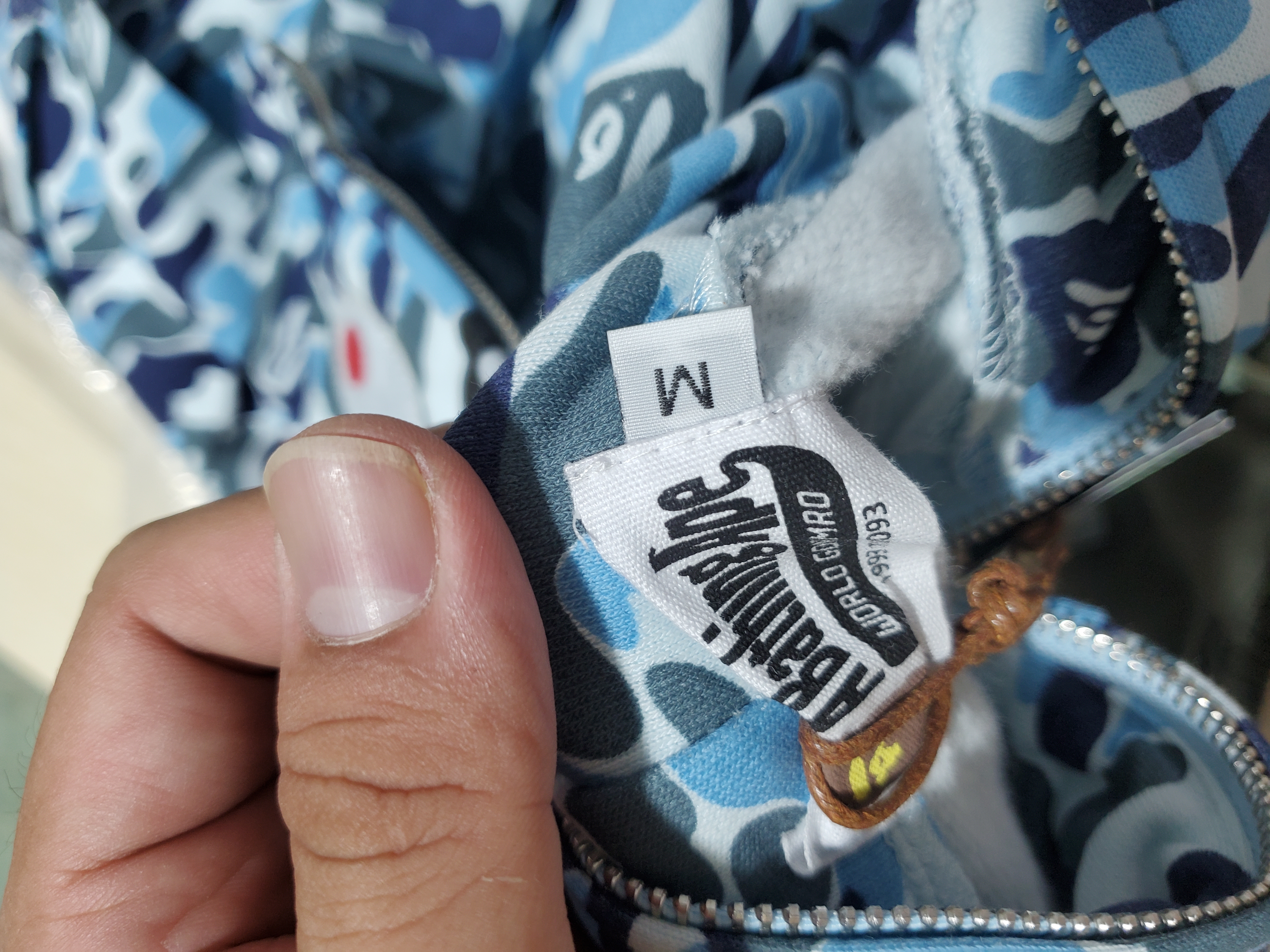 BAPE ABC Camo Shark Zip Hoodie Blue 1J70-314-001 review Stockxkicks 00