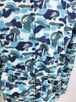 BAPE ABC Camo Shark Zip Hoodie Blue 1J70-314-001 review Stockxkicks 02