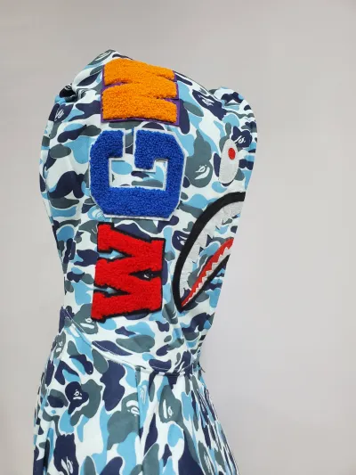 BAPE ABC Camo Shark Zip Hoodie Blue 1J70-314-001 review Stockxkicks 03