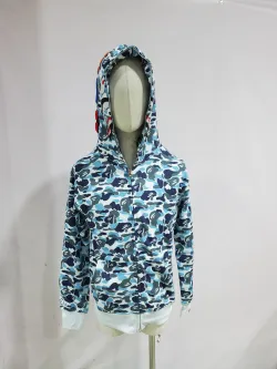 BAPE ABC Camo Shark Zip Hoodie Blue 1J70-314-001 review Stockxkicks 03