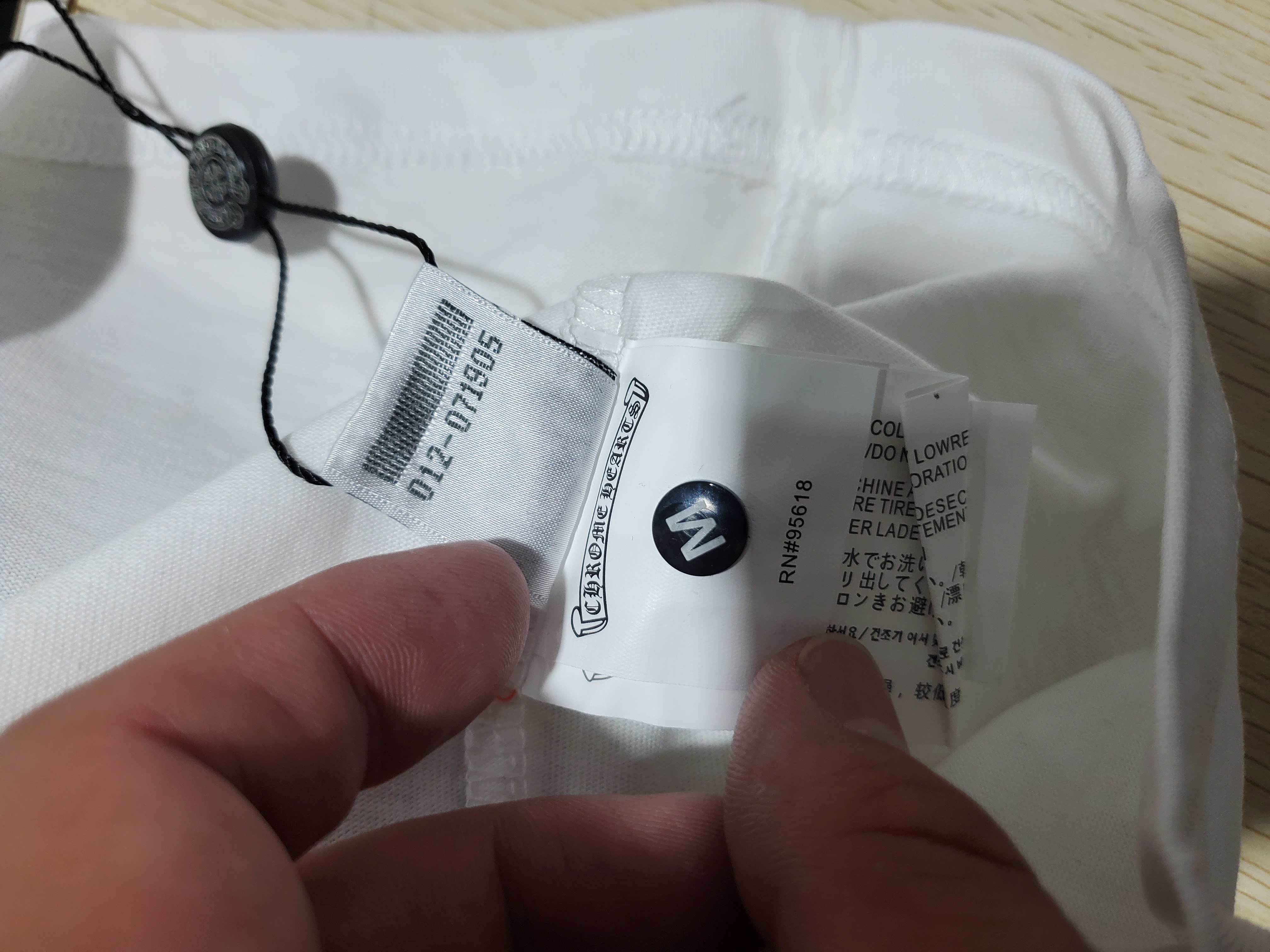 Chrome Hearts Multi Color Cross T-shirt Black/White review Stockxkicks 00